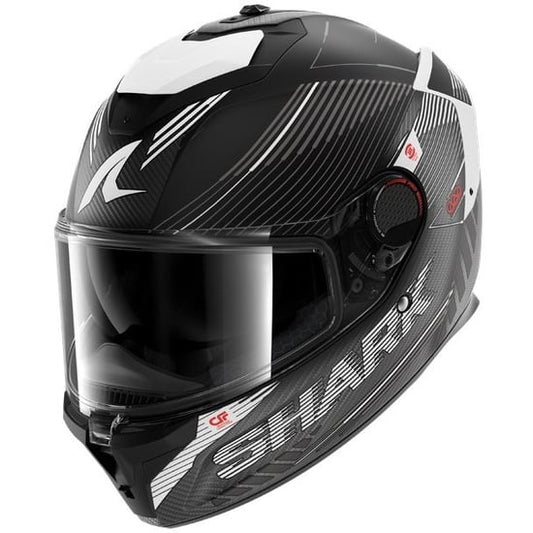 Casco Shark Spartan GT Pro Axium Mat Carbon / Anthracite / White