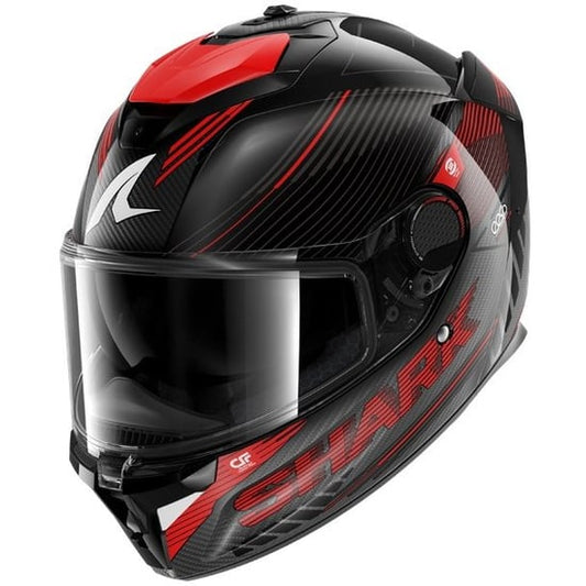 Casco Shark Spartan GT Pro Axium Carbon / Anthracite / Red
