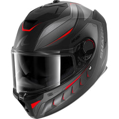 Casco Shark Spartan GT Pro Carbon Mekarium Carbon / Anthracite / Red