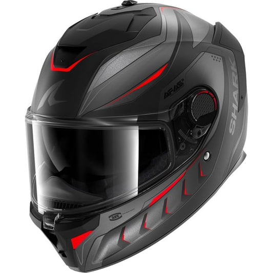 Casco Shark Spartan GT Pro Carbon Mekarium Carbon / Anthracite / Red
