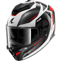 Casco Shark Spartan GT Pro Carbon Mekarium Carbon / Silver / Red