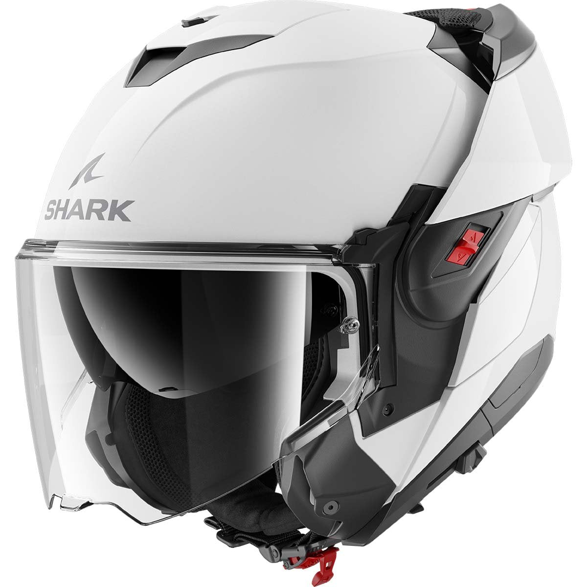 Casco Shark Oxo Blank Pearl White