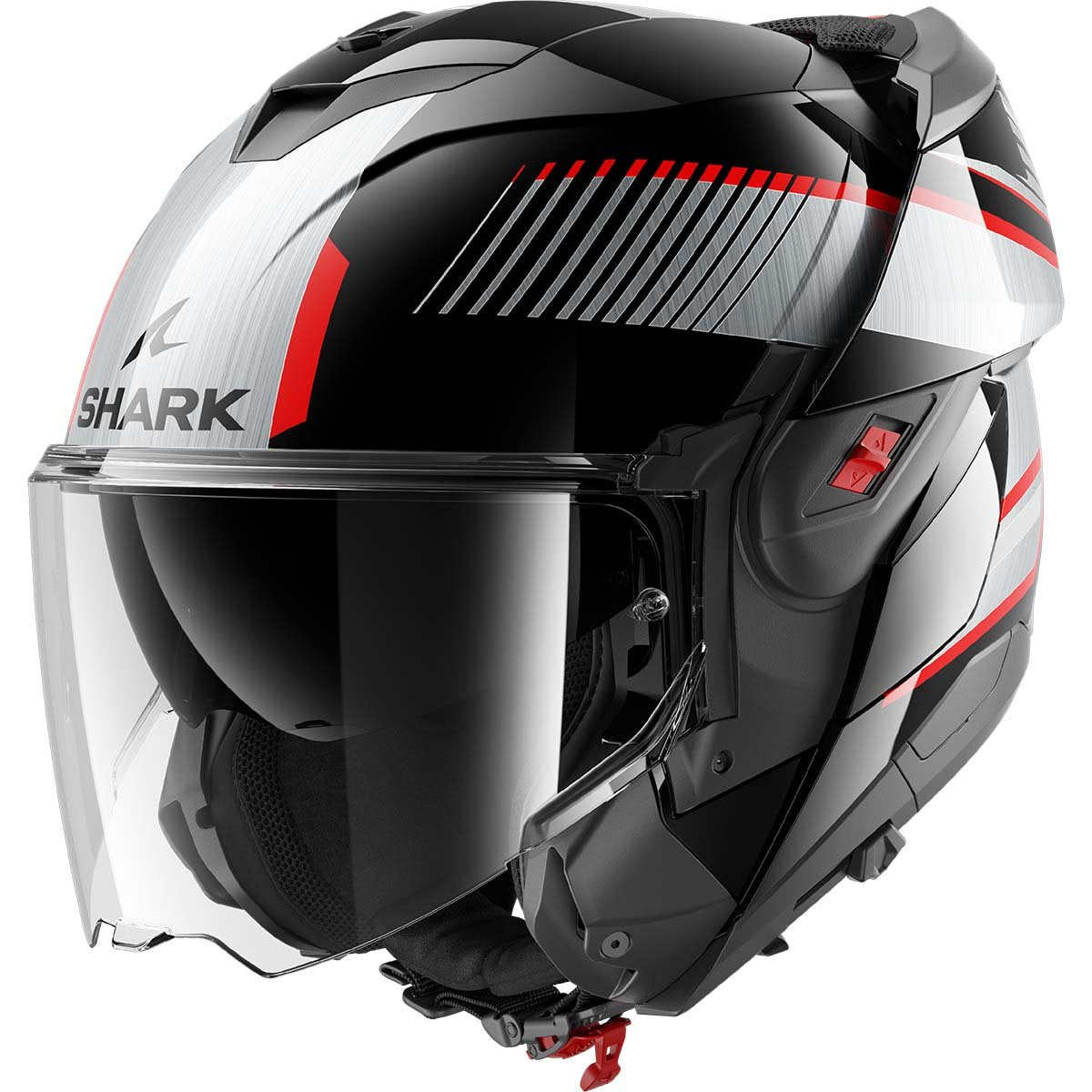 Casco Shark Oxo Sikter Black / Chrom / Silver