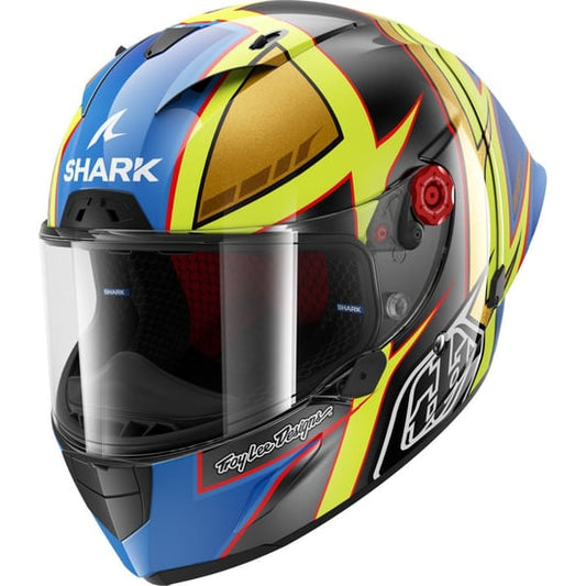 Casco Shark Race-R PRO GP 06 TLD Cam Petersen Anthracite / Yellow / Blue