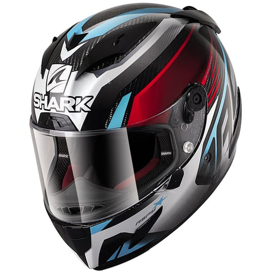 Casco Shark Race-R Pro Carbon Aspy Carbon / Red / Blue