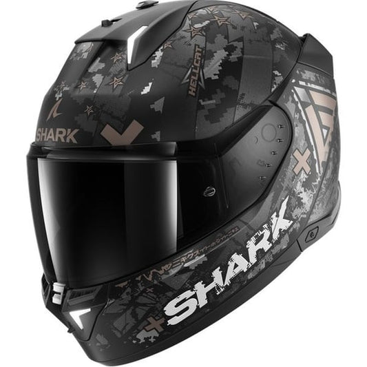 Casco Shark Skwal i3 Hellcat MAT Black / Chrom / Anthracite