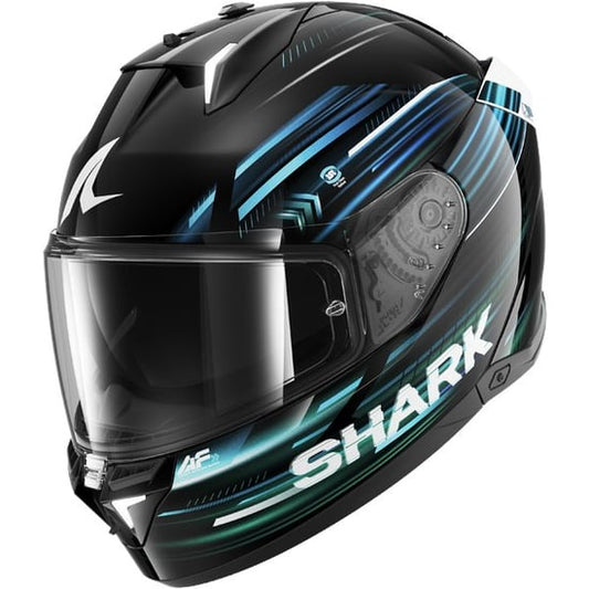 Casco Shark Skwal-i3 Light-Blur Black / Blue / Green