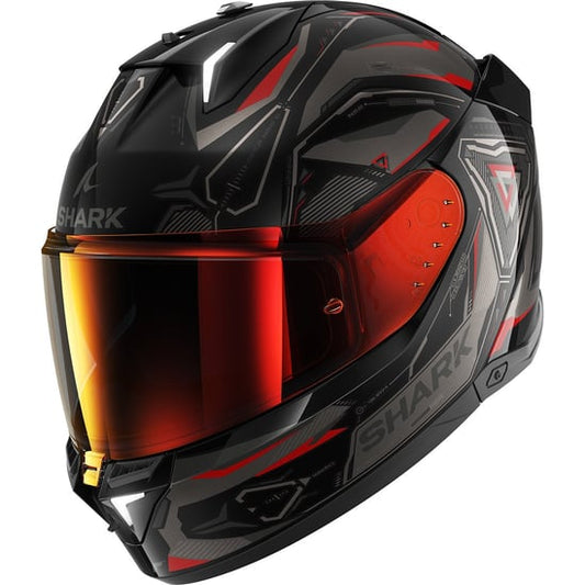 Casco Shark Skwal i3 Link Black / Anthracite / Red