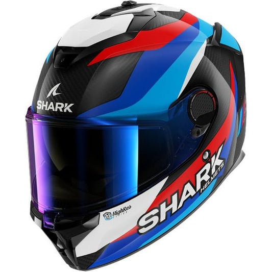 Casco Shark Spartan GT Pro Carbon Guintoli Carbon / Blue / Red
