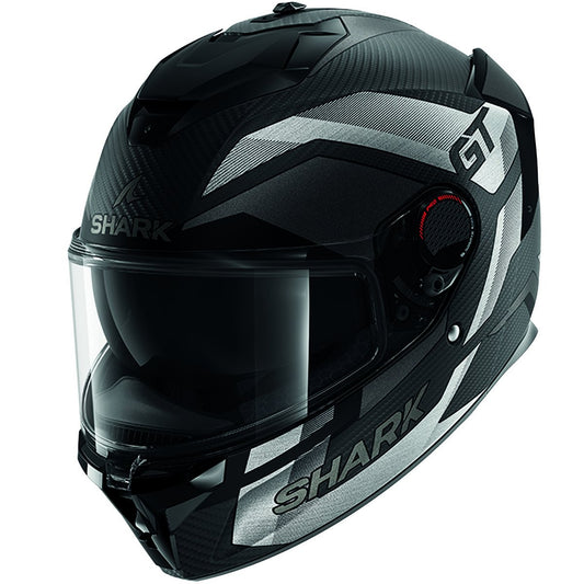 Casco Shark Spartan GT Pro Carbon Ritmo Carbon / Silver / Chrom