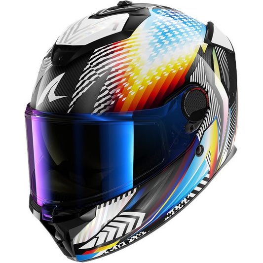 Casco Shark Spartan GT Pro Carbon Sthyr Carbon / White / Chrom