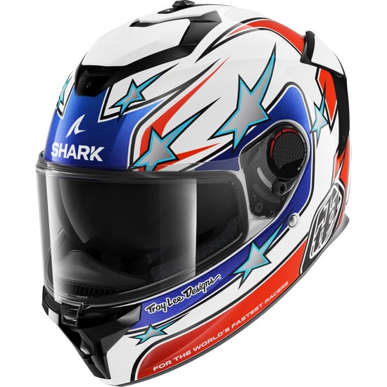 Casco Shark Spartan GT Pro TLD Flagstaff White / Red / Blue