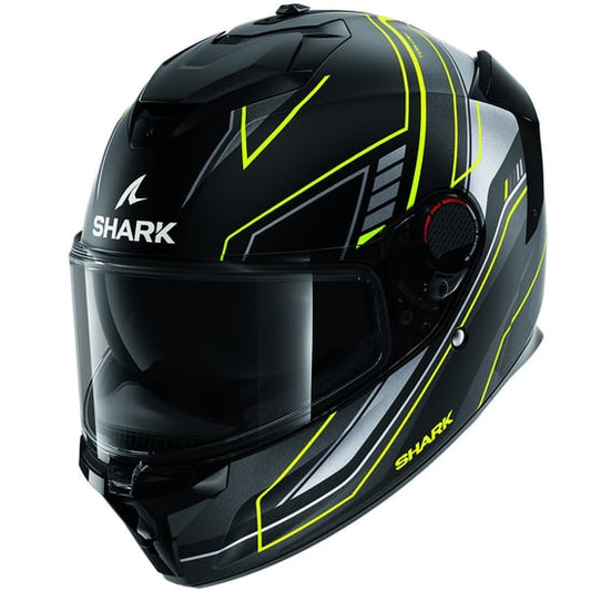 Casco Shark Spartan GT Pro Toryan Mat Black / Yellow / Anthracite