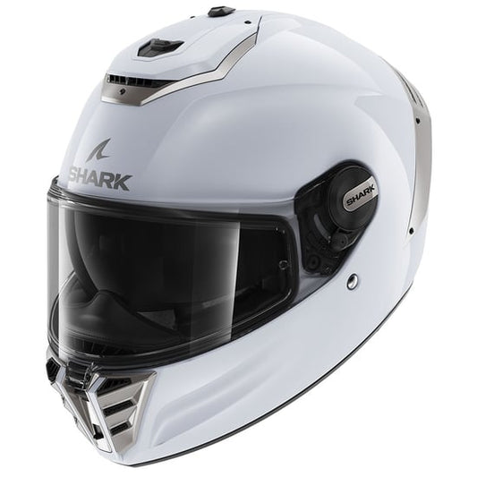 Casco Shark Spartan RS Blank White Silver
