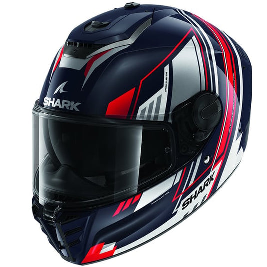 Casco Shark Spartan RS Byhron Blue / Red / Chrom