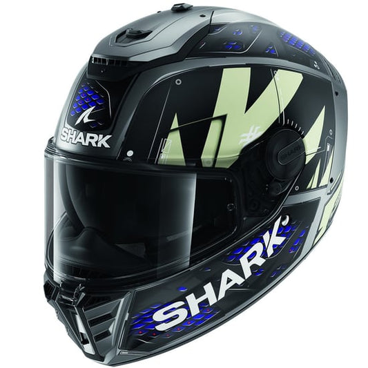 Casco Shark Spartan RS Stingrey Mat Black / White / Blue