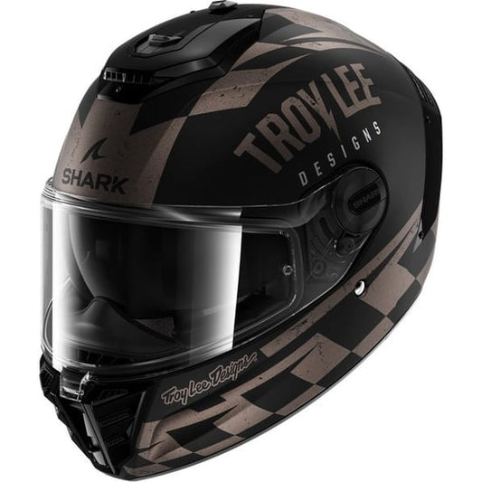 Casco Shark Spartan RS Troy Lee Designs Black / Anthracite / Silver