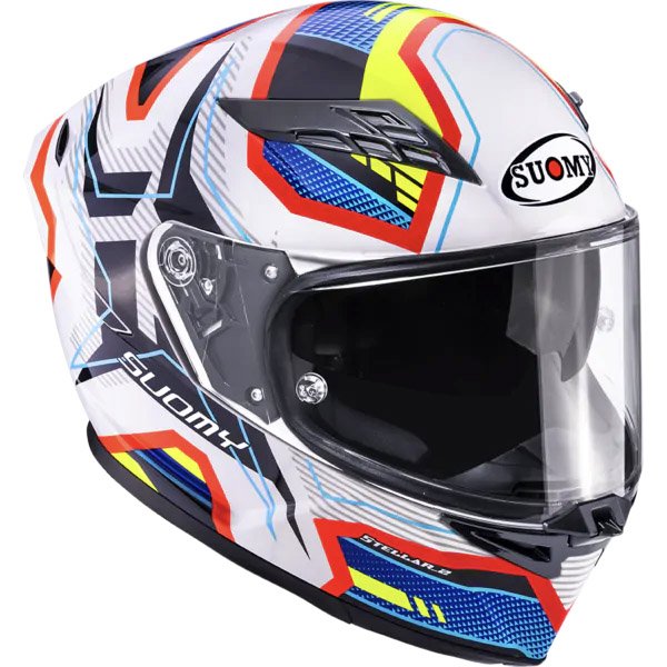 Casco Suomy Stellar 2 Blackstar White / Blue