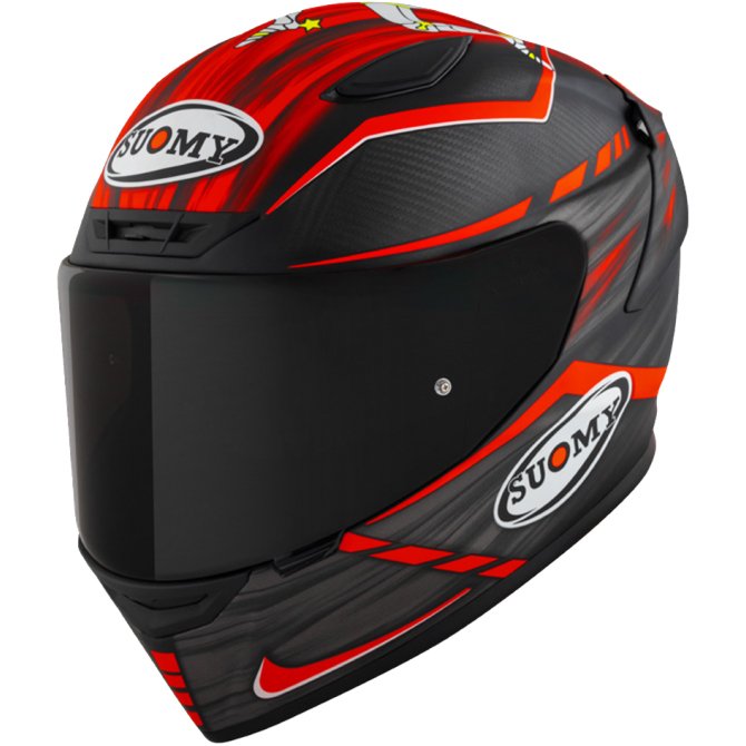 Casco Suomy TX-Pro Johnson Replica Red Matt